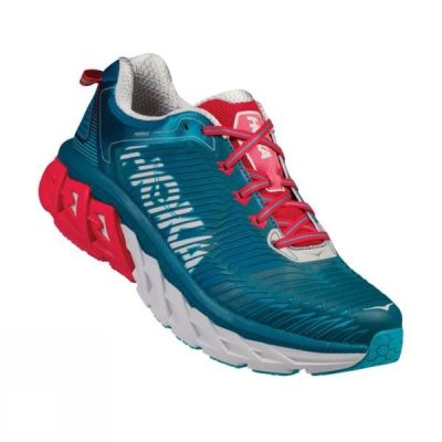 Zapatillas Running Hoka One One Arahi Hombre - Verde / Rojas - Chile RIO024756